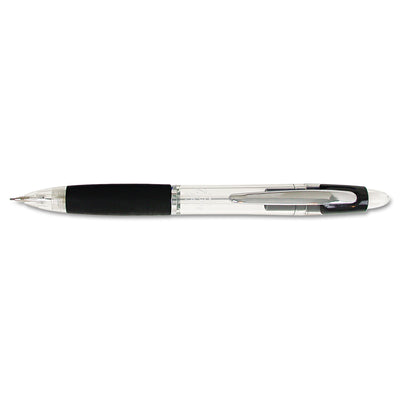Z-Grip Max Mechanical Pencil, 0.7 mm, HB (#2), Black Lead, Black/Silver Barrel, Dozen Flipcost Flipcost