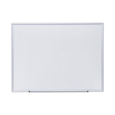 Universal® Deluxe Melamine Dry Erase Board, 48 x 36, Melamine White Surface, Silver Aluminum Frame Flipcost Flipcost