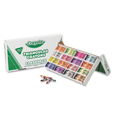BINNEY & SMITH / CRAYOLA Classpack Triangular Crayons, 16 Colors, 256/Carton - Flipcost