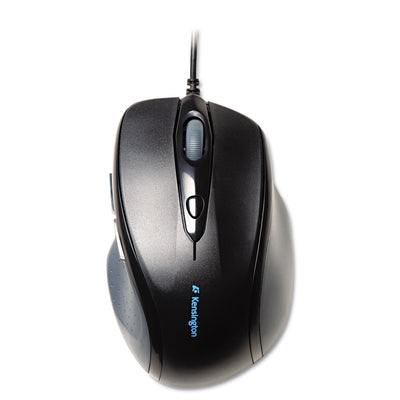 Pro Fit Wired Full-Size Mouse, USB 2.0, Right Hand Use, Black Flipcost Flipcost