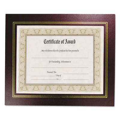NuDell™ Leatherette Document Frame, 8.5 x 11, Burgundy, Pack of Two - Flipcost