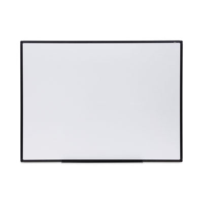 Universal® Design Series Deluxe Dry Erase Board, 48 x 36, White Surface, Black Anodized Aluminum Frame Flipcost Flipcost