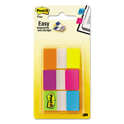 Post-it® Flags Page Flags in Portable Dispenser, Assorted Brights, 60 Flags/Pack - Flipcost