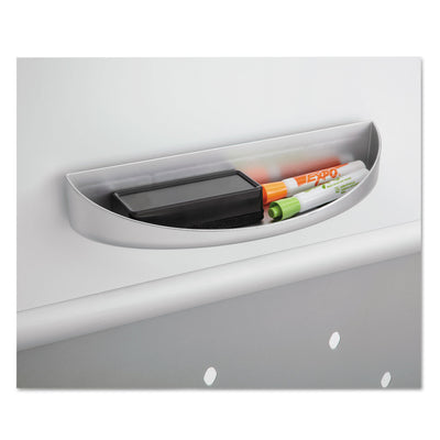 Rumba Whiteboard Screen Accessories, Eraser Tray, 12.25 x 3.5 x 2.25, Magnetic Mount, Silver Flipcost Flipcost