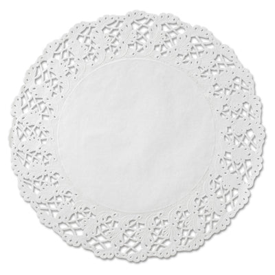 Kenmore Lace Doilies, Round, 16.5", White, 500/Carton Flipcost Flipcost