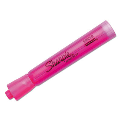Sharpie® Tank Style Highlighters, Pink Ink, Chisel Tip, Pink Barrel, Dozen - Flipcost