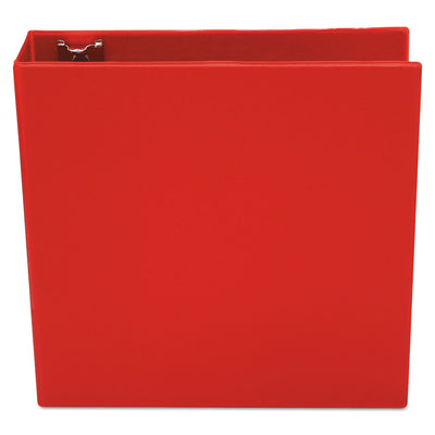 Universal® Economy Non-View Round Ring Binder, 3 Rings, 3" Capacity, 11 x 8.5, Red - Flipcost