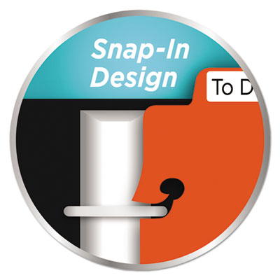 Tabbed Snap-In Bookmark Plastic Dividers, 5-Tab, 11.5 x 3, Assorted, 1 Set Flipcost Flipcost