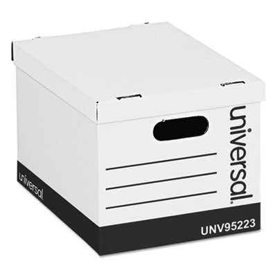 Universal® Basic-Duty Easy Assembly Storage Files, Letter/Legal Files, White, 12/Carton Flipcost Flipcost