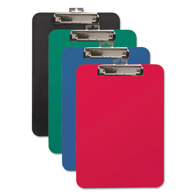 Unbreakable Recycled Clipboard, 0.5" Clip Capacity, Holds 8.5 x 11 Sheets, Black Flipcost Flipcost