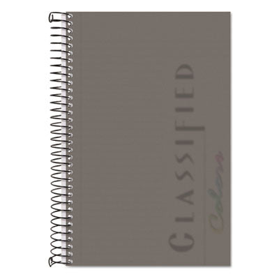 TOPS™ Color Notebooks, 1-Subject, Narrow Rule, Graphite Cover, (100) 8.5 x 5.5 White Sheets - Flipcost