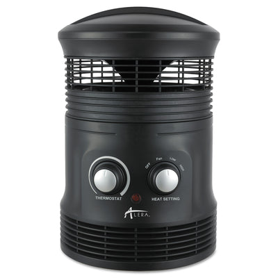 360 Deg Circular Fan Forced Heater, 750 W, 8 x 8 x 12, Black Flipcost Flipcost