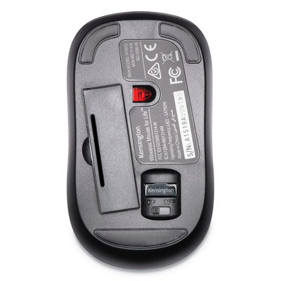Wireless Mouse for Life, 2.4 GHz Frequency/30 ft Wireless Range, Left/Right Hand Use, Black Flipcost Flipcost