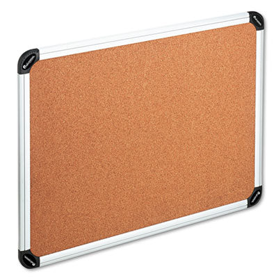 Universal® Cork Board with Aluminum Frame, 48 x 36, Tan Surface, Silver Frame Flipcost Flipcost