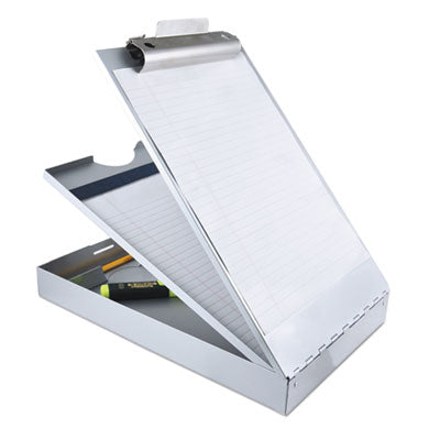 Saunders Cruiser Mate Aluminum Storage Clipboard, 1.5" Clip Capacity, Holds 8.5 x 11 Sheets, Silver Flipcost Flipcost