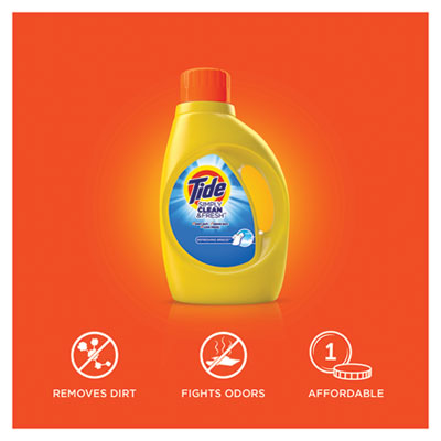 Tide® Simply Clean and Fresh Laundry Detergent, Refreshing Breeze, 64 Loads, 92 oz Bottle, 4/Carton - Flipcost