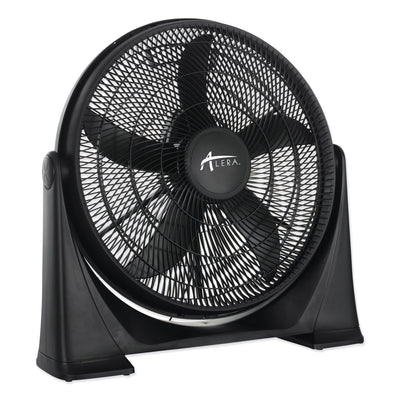 20" Super-Circulator 3-Speed Tilt Fan, Plastic, Black Flipcost Flipcost