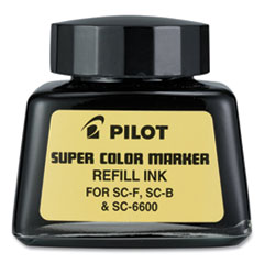 Pilot® Super Color Marker Refill Ink, 30 mL Bottle, Black - Flipcost