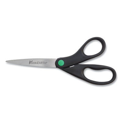 KleenEarth Scissors, 8" Long, 3.25" Cut Length, Black Straight Handles, 2/Pack Flipcost Flipcost