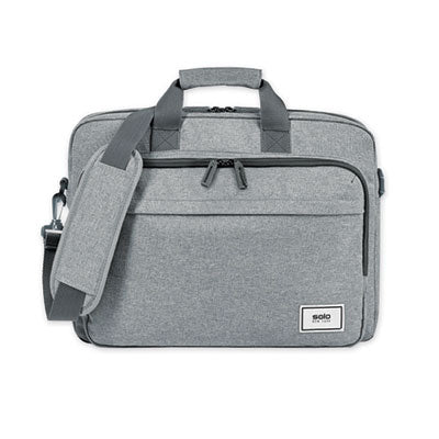 Sustainable Re:cycled Collection Laptop Bag, Fits Devices Up to 15.6", Recycled PET Polyester, 16.25 x 4.5 x 12, Gray Flipcost Flipcost