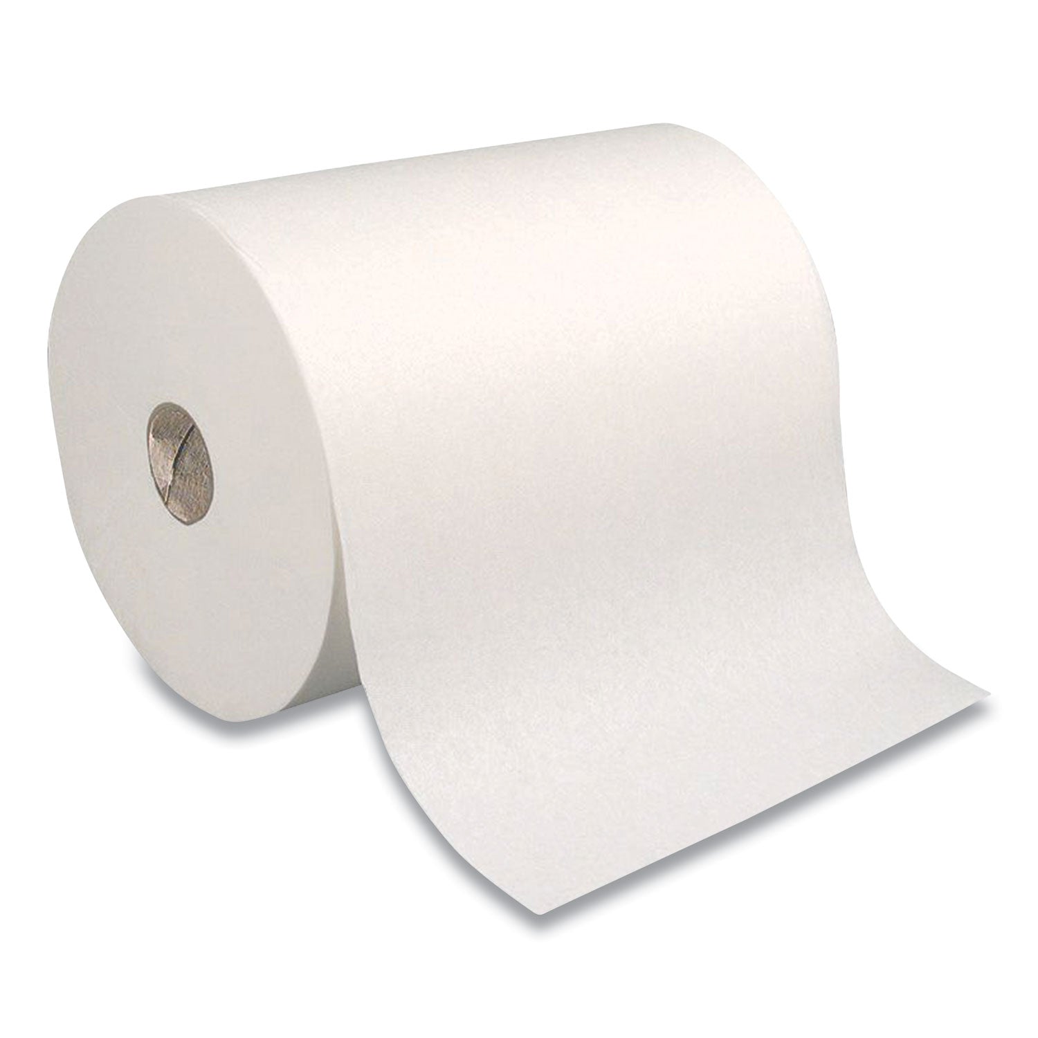 Coastwide Professional„ Recycled Hardwound Paper Towels, 1-Ply, 7.87 x 800 ft, White, 6 Rolls/Carton