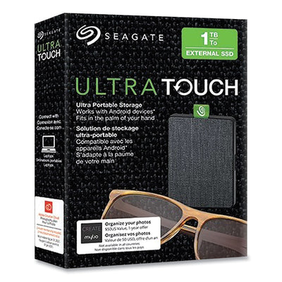 Seagate Backup Plus Ultra Touch External Hard Drive, 1 TB, USB 3.0, Black - Flipcost