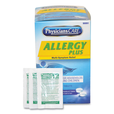 Allergy Antihistamine Medication, Two-Pack, 50 Packs/Box Flipcost Flipcost