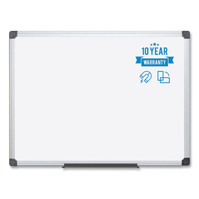 Value Lacquered Steel Magnetic Dry Erase Board, 96 x 48, White Surface, Silver Aluminum Frame Flipcost Flipcost