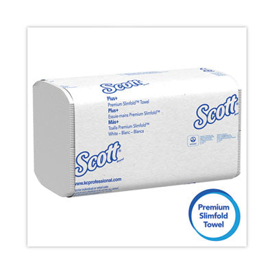 Scott® Slimfold Towels, 1-Ply, 7.5 x 11.6, White, 90/Pack, 24 Packs/Carton - Flipcost