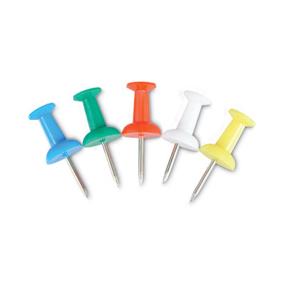 Universal® Colored Push Pins, Plastic, Assorted, 0.38", 400/Pack - Flipcost
