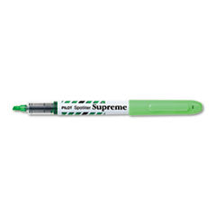 PILOT CORP. OF AMERICA Spotliter Supreme Highlighter, Fluorescent Green Ink, Chisel Tip, Green/White Barrel - Flipcost