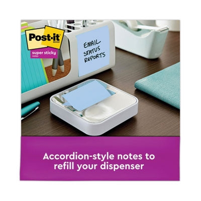 Post-it® Pop-up Notes Super Sticky Recycled Pop-up Notes in Oasis Collection Colors, 3 x 3, 90 Sheets/Pad, 10 Pads/Pack - Flipcost