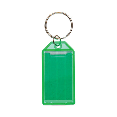 Key Tags, Metal/Plastic, Green/Orange/Purple/Yellow, 4/Pack Flipcost Flipcost