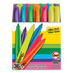 Sharpie® Pocket Style Highlighters, Assorted Ink Colors, Chisel Tip, Assorted Barrel Colors, 36/Pack Flipcost Flipcost