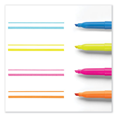 Sharpie® Pocket Style Highlighters, Assorted Ink Colors, Chisel Tip, Assorted Barrel Colors, 5/Set - Flipcost