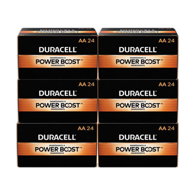 Power Boost CopperTop Alkaline AA Batteries, 144/Carton Flipcost Flipcost