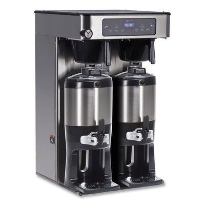 ICB Infusion Series Twin Tall Coffee Brewer, 51 Cups, Silver/Black Flipcost Flipcost