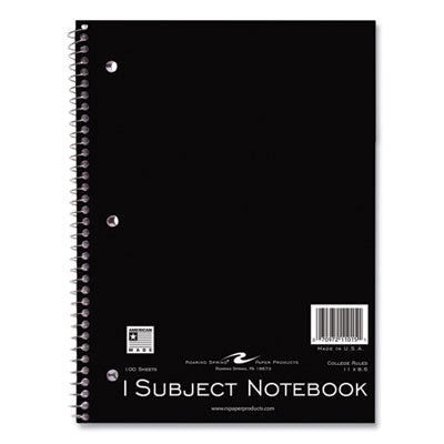 Wirebound Notebook, 1-Subject, Med/College Rule, Randomly Asst Cover, (100) 11x8.5 Sheets, 24/CT, Ships in 4-6 Bus Days - Flipcost