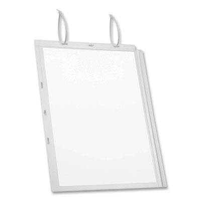 Water-Resistant Sign Holder Pockets with Cable Ties, 11 x 17, Clear Frame, 5/Pack Flipcost Flipcost