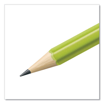 Wopex Extruded Pencil, HB (#2), Black Lead, Green Barrel, 10/Pack Flipcost Flipcost