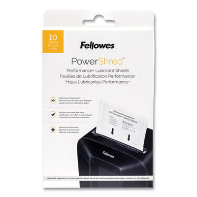 Powershred Performance+ Lubricant Sheets, 8.5 x 6, 10/Pack Flipcost Flipcost