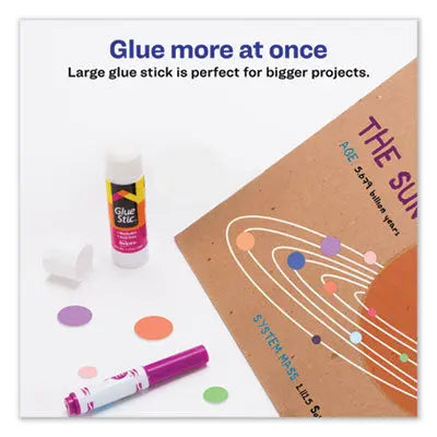 AVERY PRODUCTS CORPORATION Permanent Glue Stic Value Pack, 1.27 oz, Applies White, Dries Clear, 6/Pack Flipcost Flipcost