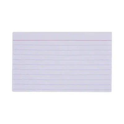 UNIVERSAL OFFICE PRODUCTS Ruled Index Cards, 3 x 5, White, 100/Pack Flipcost Flipcost