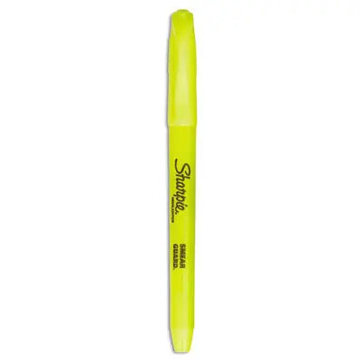 Sharpie® Pocket Style Highlighter Value Pack, Yellow Ink, Chisel Tip, Yellow Barrel, 36/Pack Flipcost Flipcost