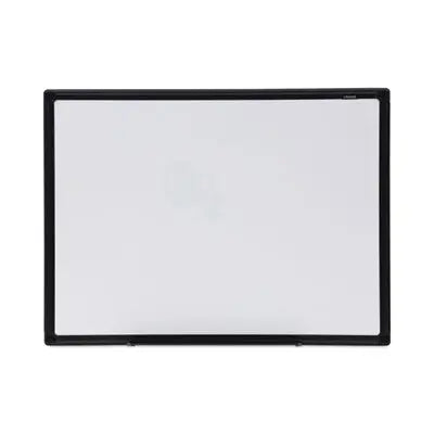 Universal® Design Series Deluxe Dry Erase Board, 24 x 18, White Surface, Black Anodized Aluminum Frame Flipcost Flipcost