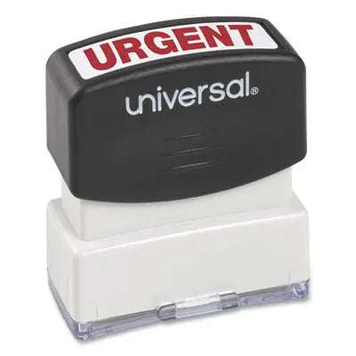 Universal® Message Stamp, URGENT, Pre-Inked One-Color, Red Flipcost Flipcost
