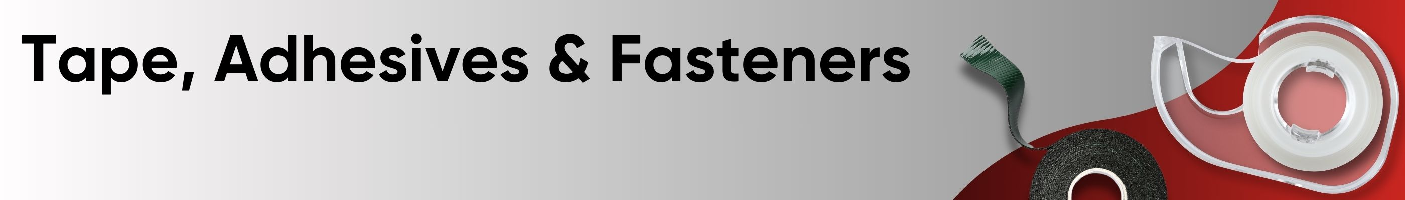 Collection of tape, adhesives, and fasteners including various types of tape, glue, and hardware fasteners. Essential products for bonding, repairing, and securing items in both home and office environments. | Flipcost.com