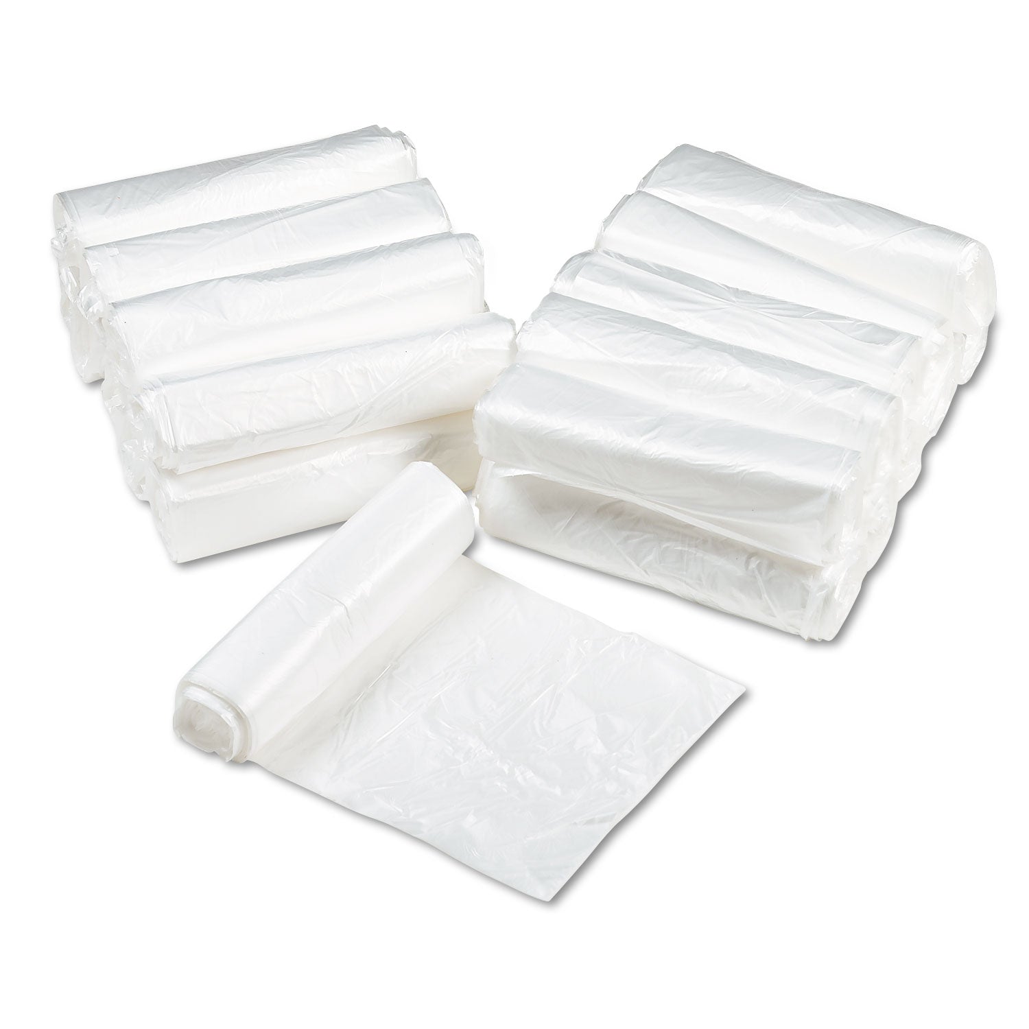 Ultra Plus® Can Liners, 33 gal, 11 mic, 33" x 40", Natural, 25 Bags/Roll, 20 Rolls/Carton