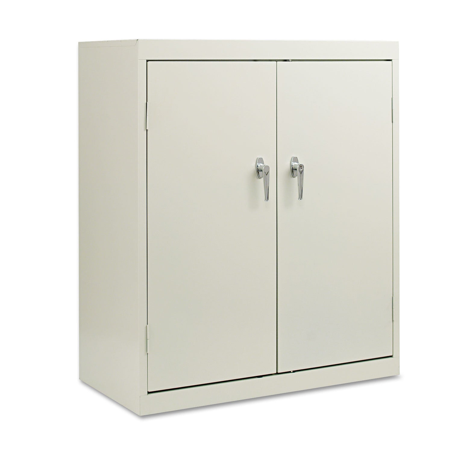 Alera® Assembled 42" High Heavy-Duty Welded Storage Cabinet, Two Adjustable Shelves, 36w x 18d, Light Gray