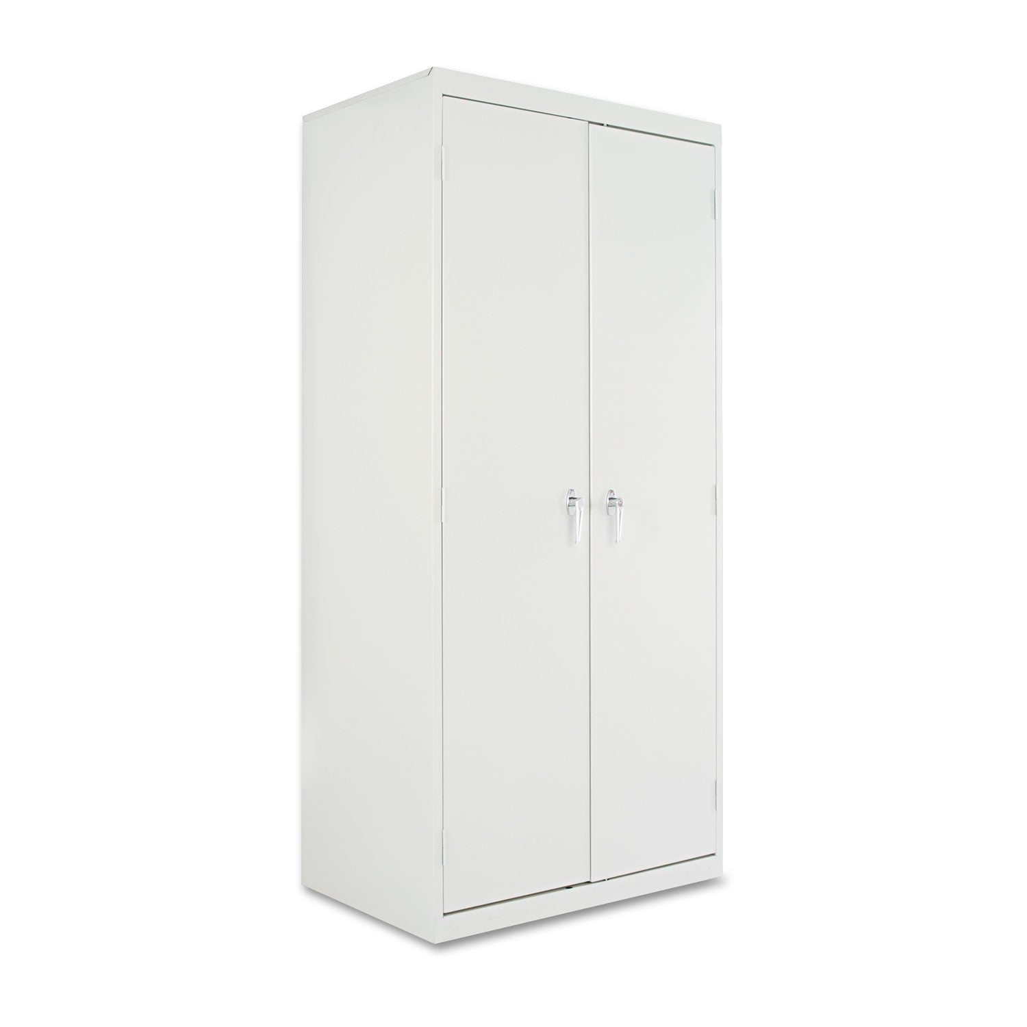 Alera® Assembled 78" High Heavy-Duty Welded Storage Cabinet, Four Adjustable Shelves, 36w x 24d, Light Gray